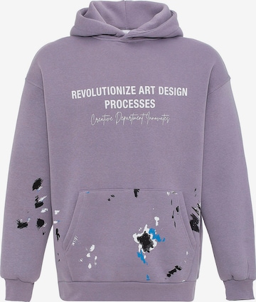 Sweat-shirt VAMOS CLO en violet : devant