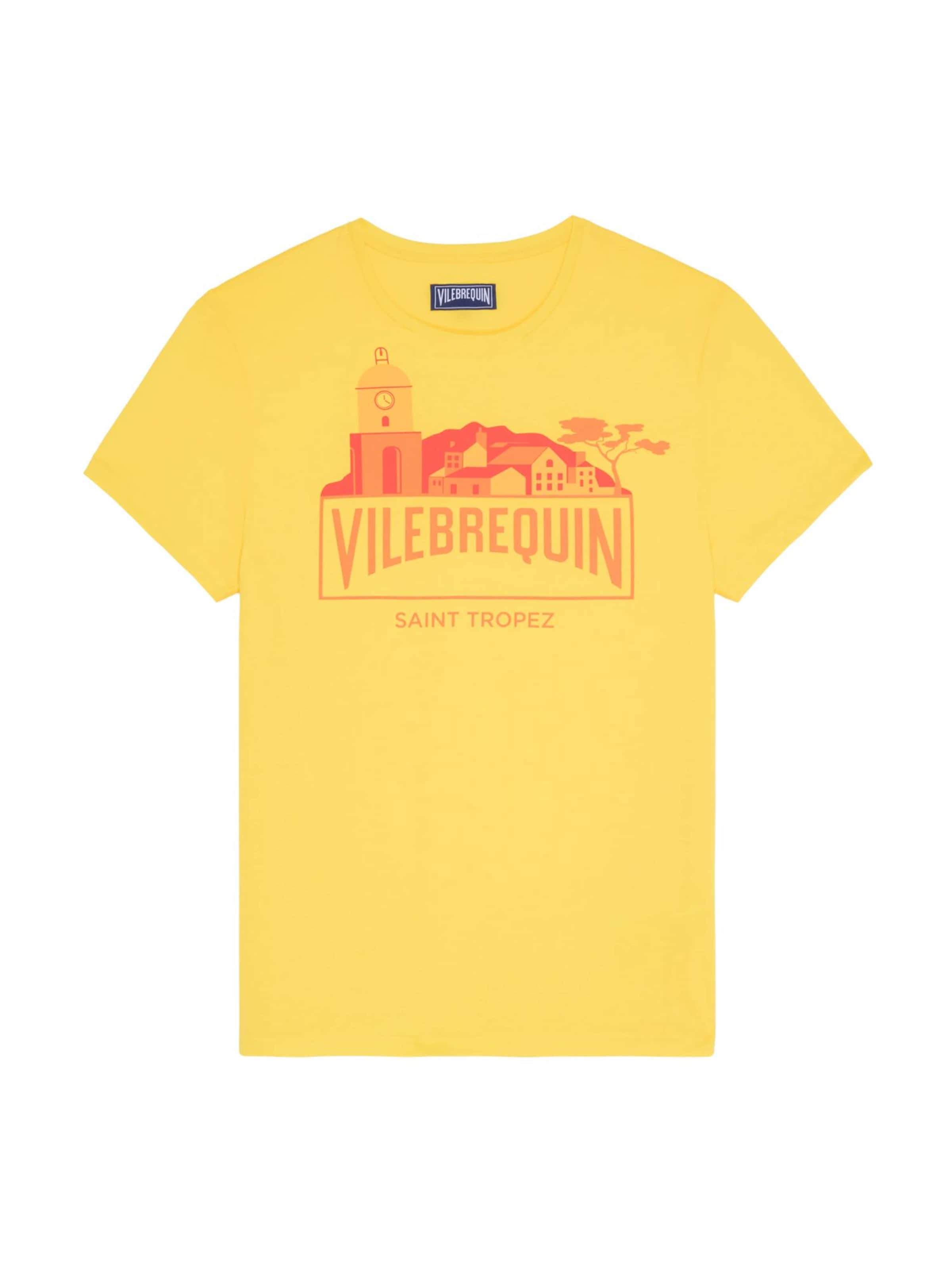 Vilebrequin - Camiseta en amarillo: frente
