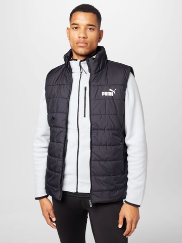 PUMA Sportbodywarmer 'ESS' in Zwart: voorkant