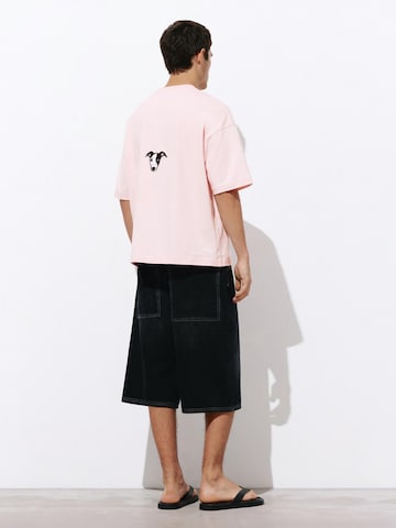 Pull&Bear Póló 'STWD' - rózsaszín