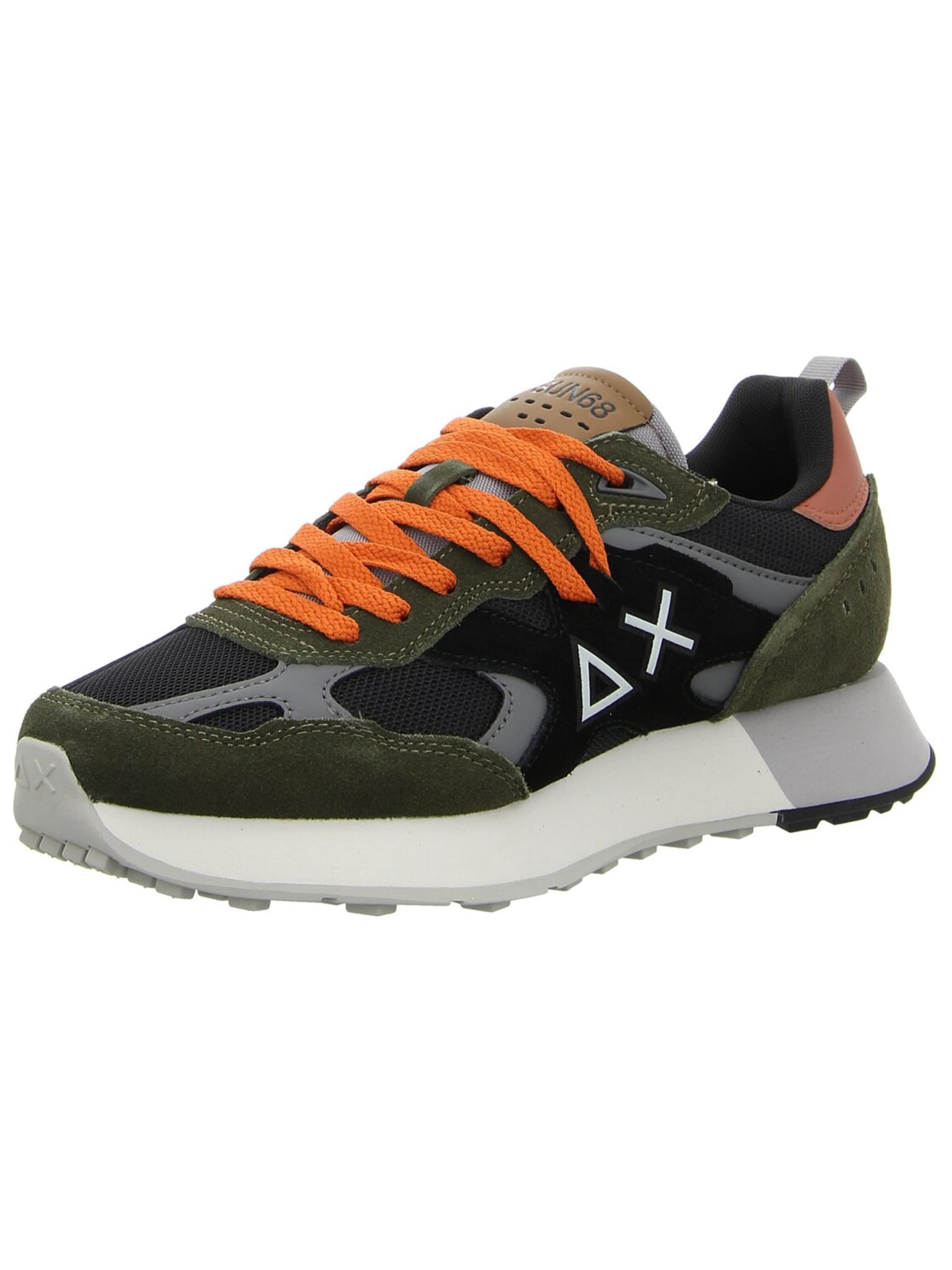 SUN68 Sportlicher Schnürschuh‌‌‌‌‌‌‌‌‌‌ in Grün: Vorderseite