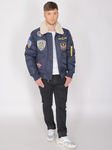 TOP GUN Between-Season Jacket 'TG23005' in Blue