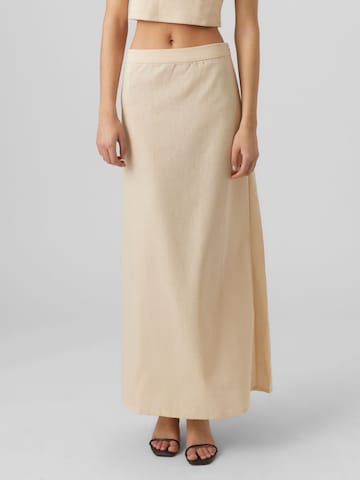 VERO MODA Nederdel i beige: forside