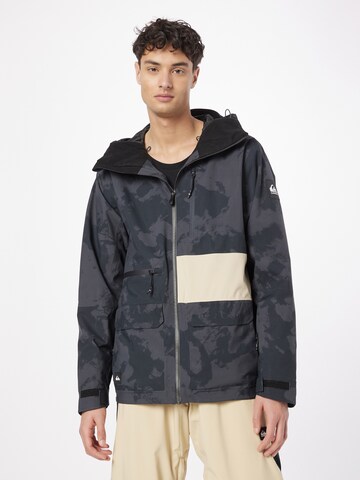 QUIKSILVER Outdoor jacket 'CARLSON' in Black: front