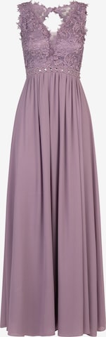 Kraimod - Vestido de festa em roxo: frente