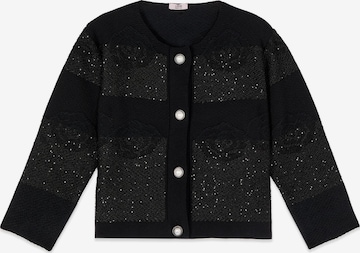 Cardigan oltre en noir : devant