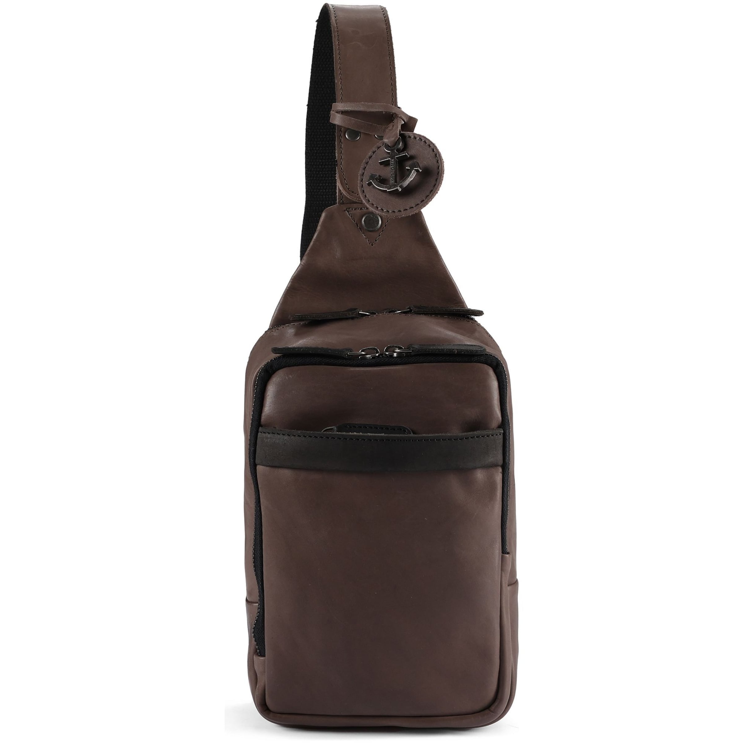 Harbour 2nd Schoudertas 'Urban Poets' in Bruin: voorkant