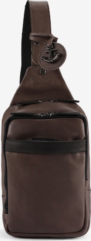 Harbour 2nd Schoudertas 'Urban Poets' in Bruin: voorkant