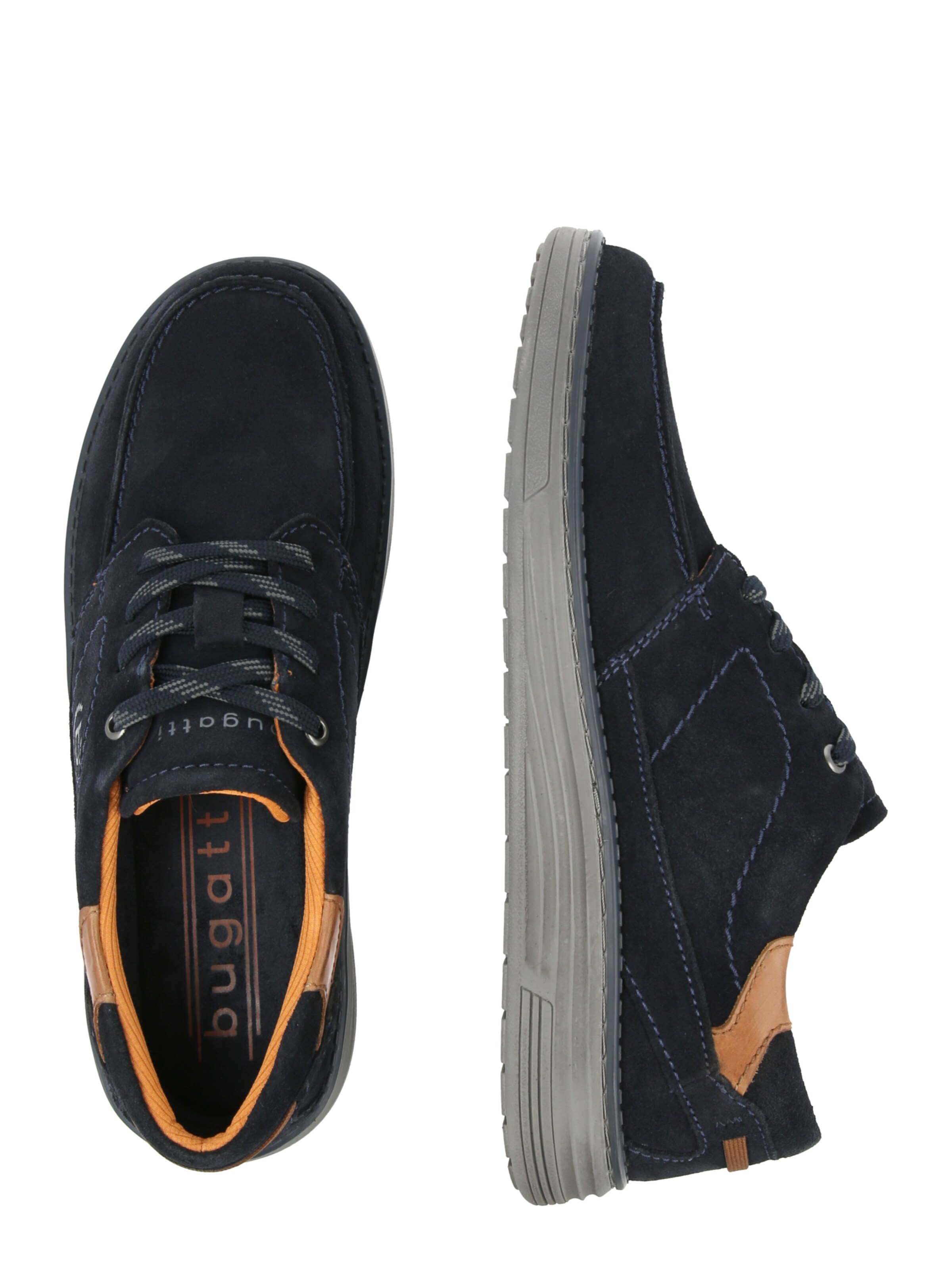 bugatti - Zapatos con cordón en azul