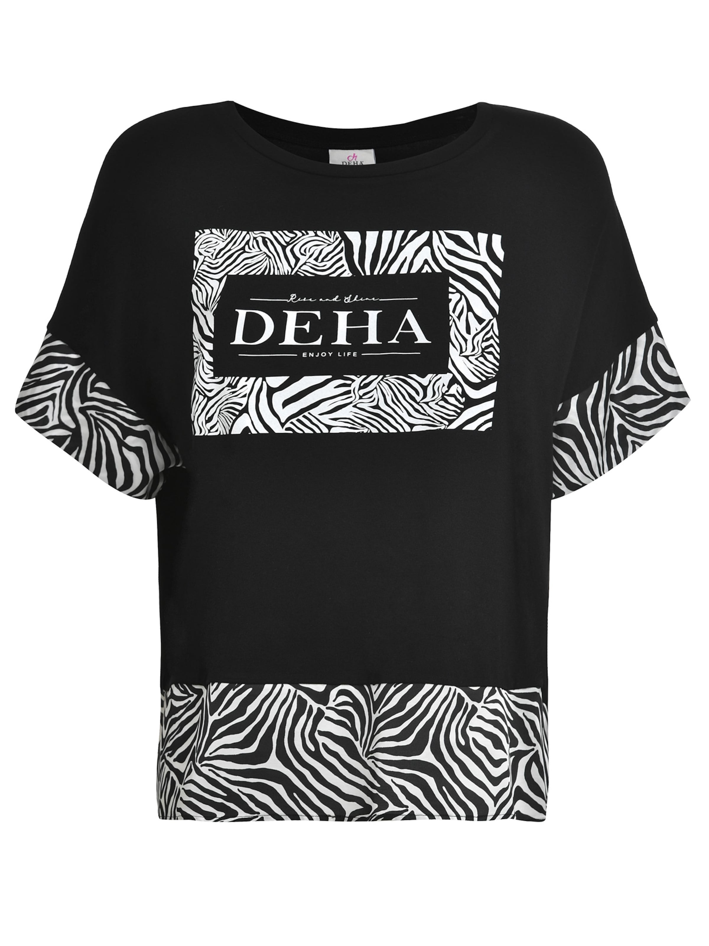 DEHA Shirt in Zwart: voorkant