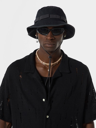 VAMOS CLO Button Up Shirt in Black, Item view
