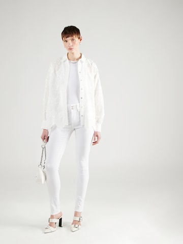 Skinny Pantalon 'Zalin' Fransa en blanc