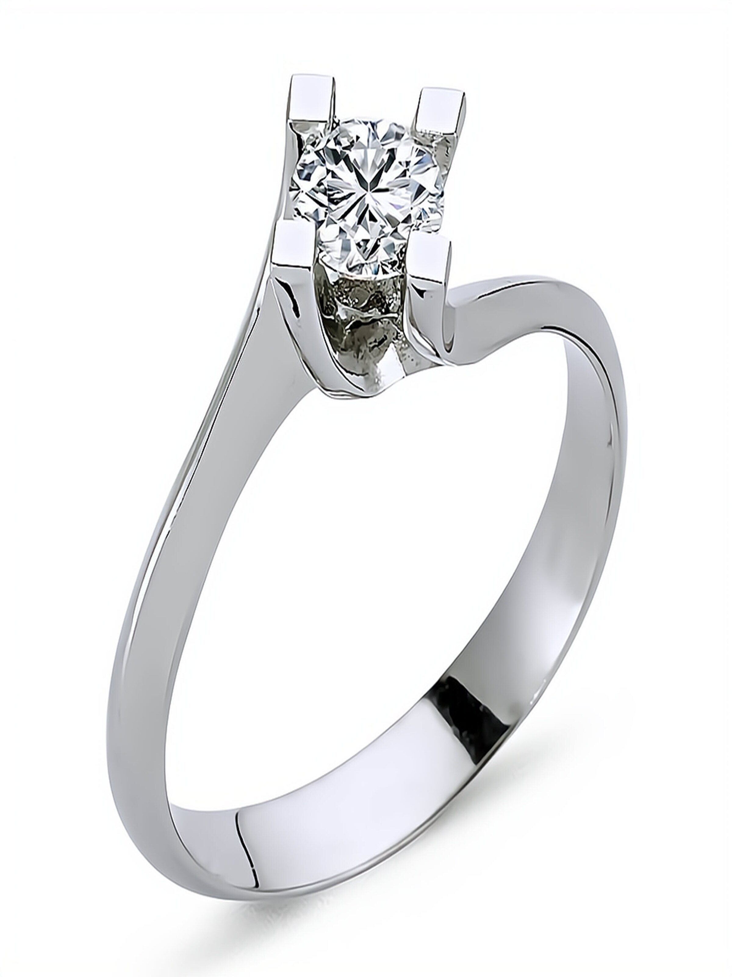 EinStein Diamant Ring‌‌‌‌‌‌‌‌ in Silber