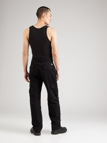 Loosefit Pantalon cargo GUESS JEANS en noir