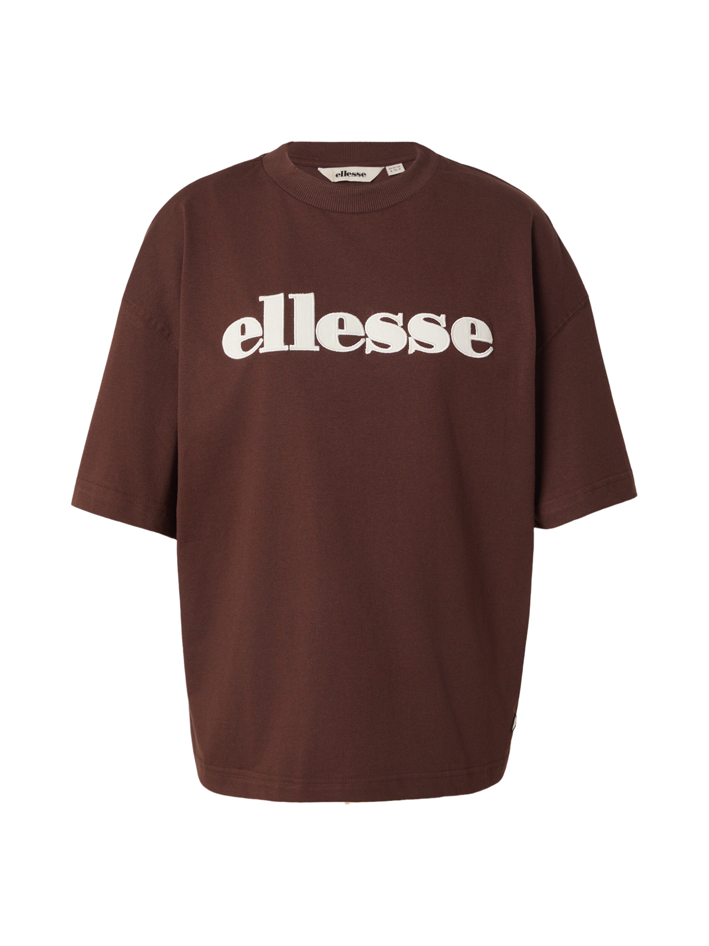 ELLESSE - Camisa 'Visio' em castanho: frente