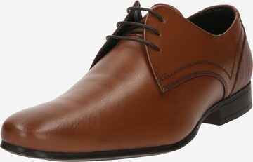 Chaussure à lacets BURTON MENSWEAR LONDON en marron : devant