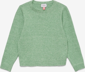 Vero Moda Girl Свитер 'VMDOFFY' в Зеленый: спереди