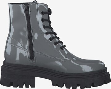 TAMARIS Lace-Up Ankle Boots in Grey