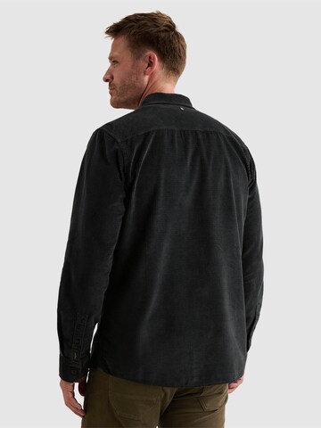 PME Legend Regular Fit Skjorte 'Shirt with waffle texture and chest pocket' i blå