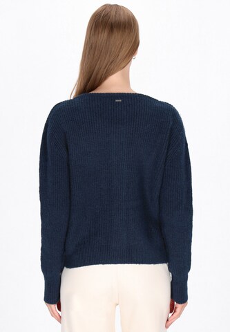 DreiMaster Vintage - Casaco de malha em azul