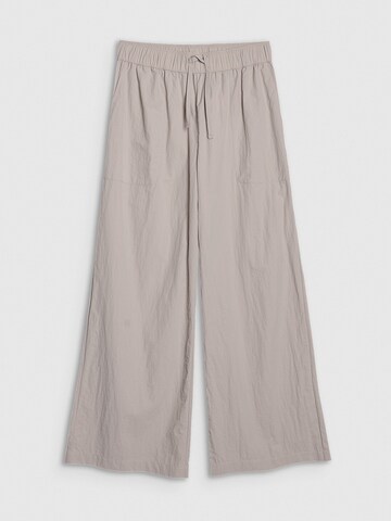 Wide leg Pantaloni di 4F in beige: frontale