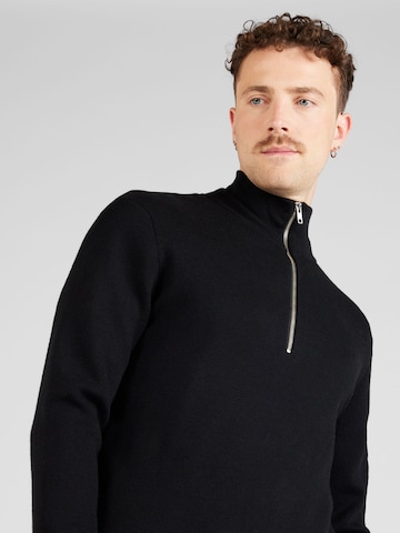 NN07 Pullover 'Harald' in Schwarz