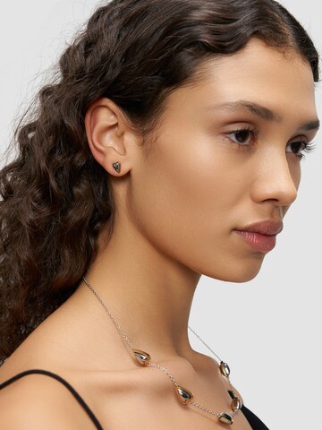 Liebeskind Berlin Earrings 'Heart' in Silver: front