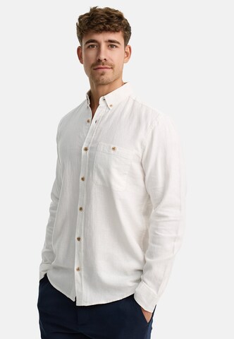 INDICODE JEANS Regular fit Overhemd in Wit: voorkant