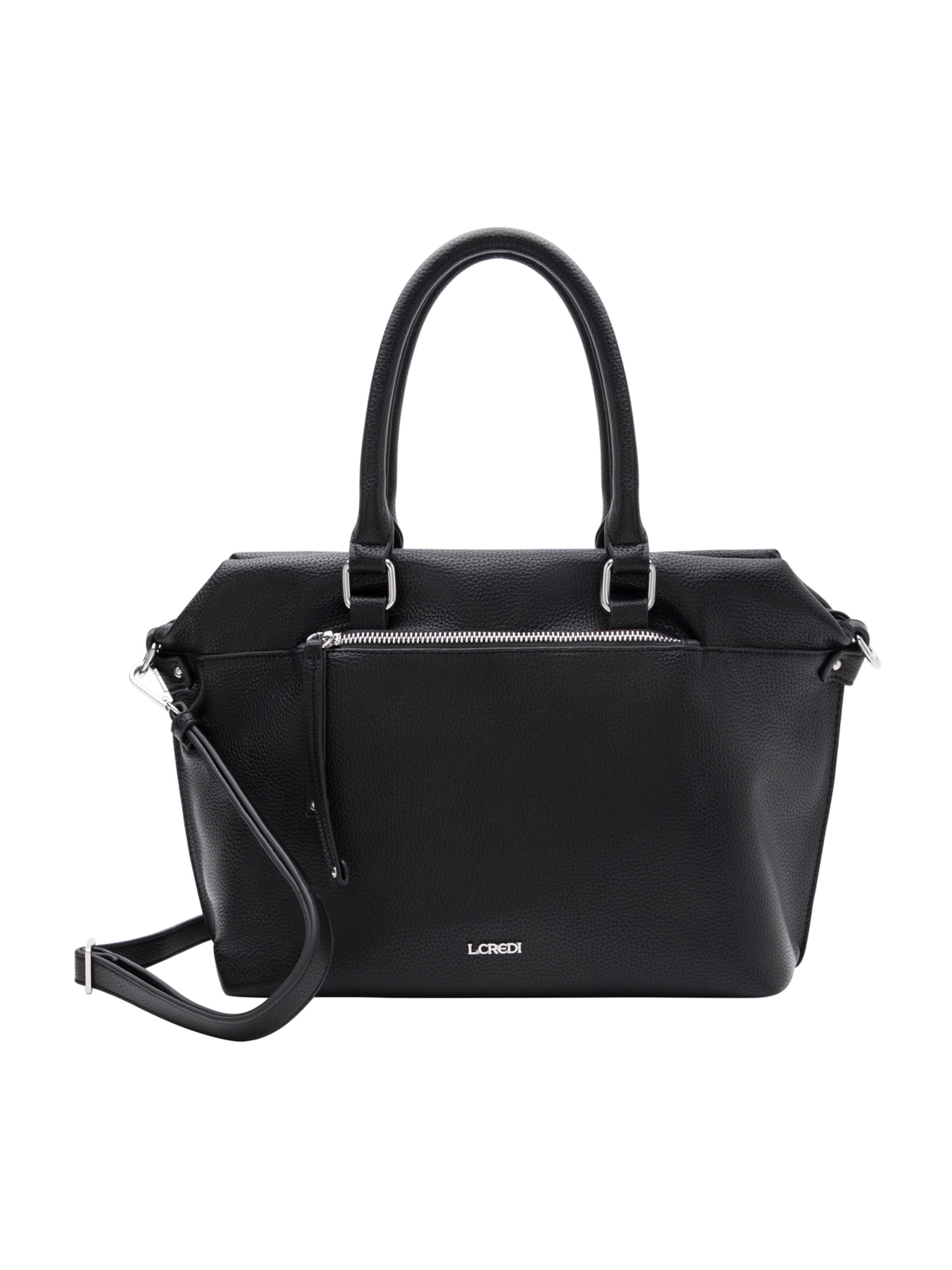 L.CREDI Käekott 'Priscilla', värv must: eest vaates