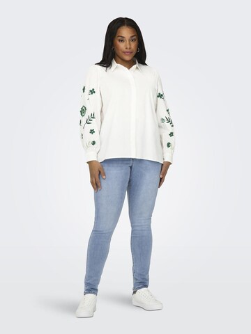 Skinny Jean 'CARROSE' ONLY Carmakoma en bleu