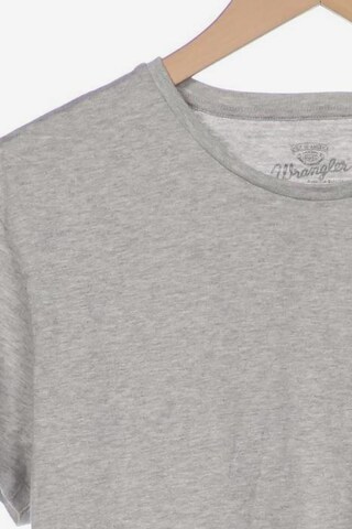 WRANGLER T-Shirt L in Grau