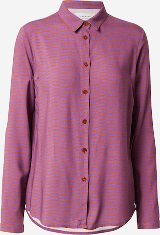 Thinking MU Blouse in Purple: front