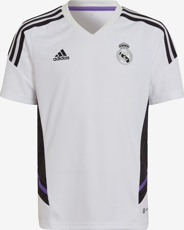 ADIDAS PERFORMANCE Performance Shirt 'Real Madrid Condivo 22' in White: front