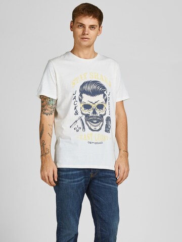 JACK & JONES Shirt 'Dome' in White: front