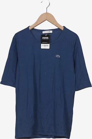 LACOSTE Langarmshirt M in Blau: Vorderseite