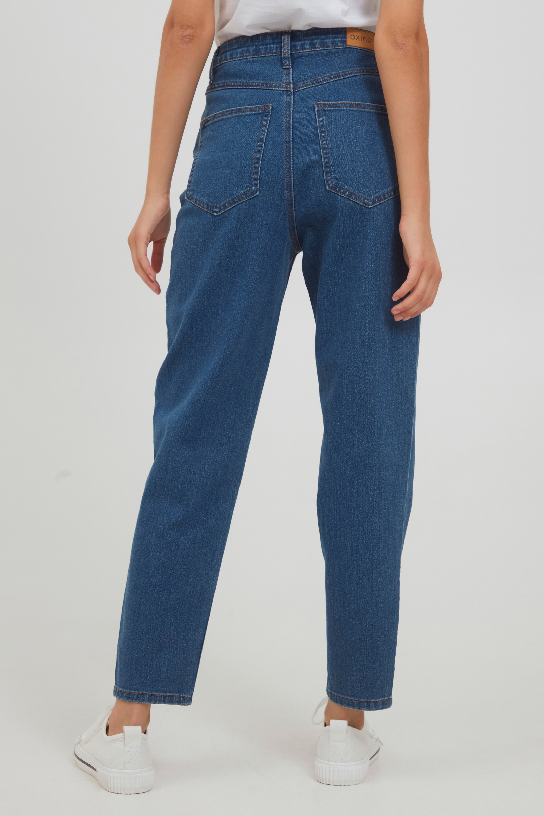 Frauen Jeans Oxmo Mom-Jeans 'ANNE' in Blau - JO57951