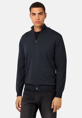 Vestes en maille Boggi Milano en gris : devant