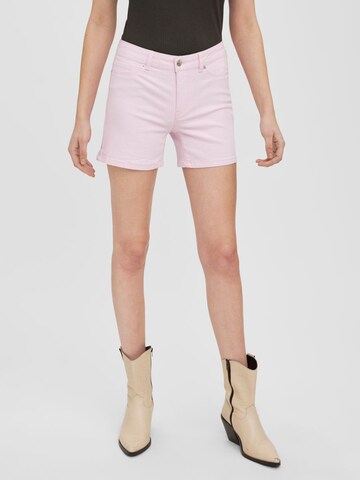 VERO MODA Jeans 'Hot Seven' in Pink: front