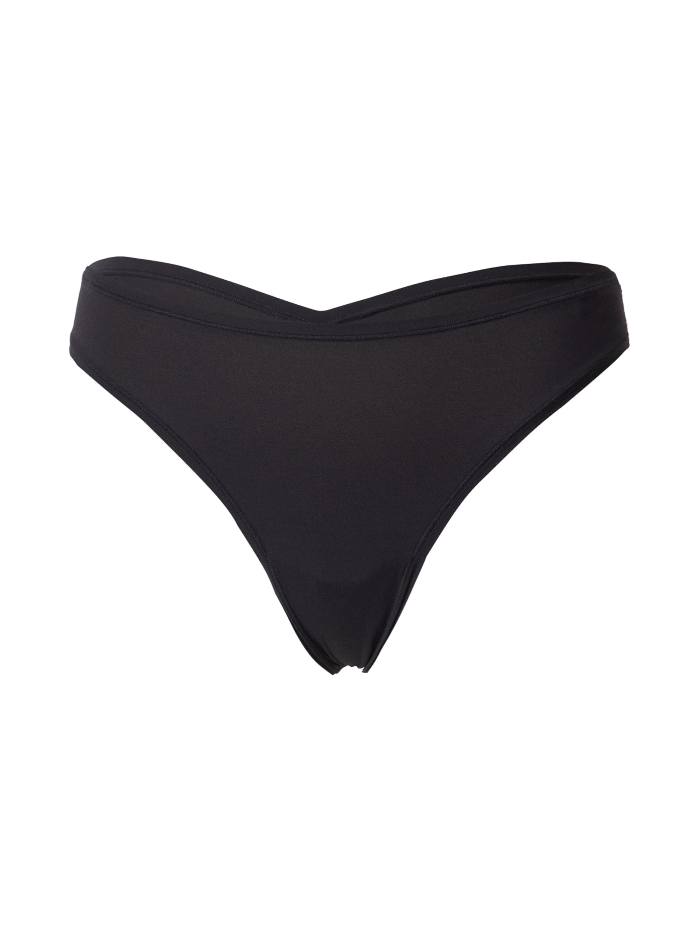 ETAM - Tanga 'PURE' en negro: frente