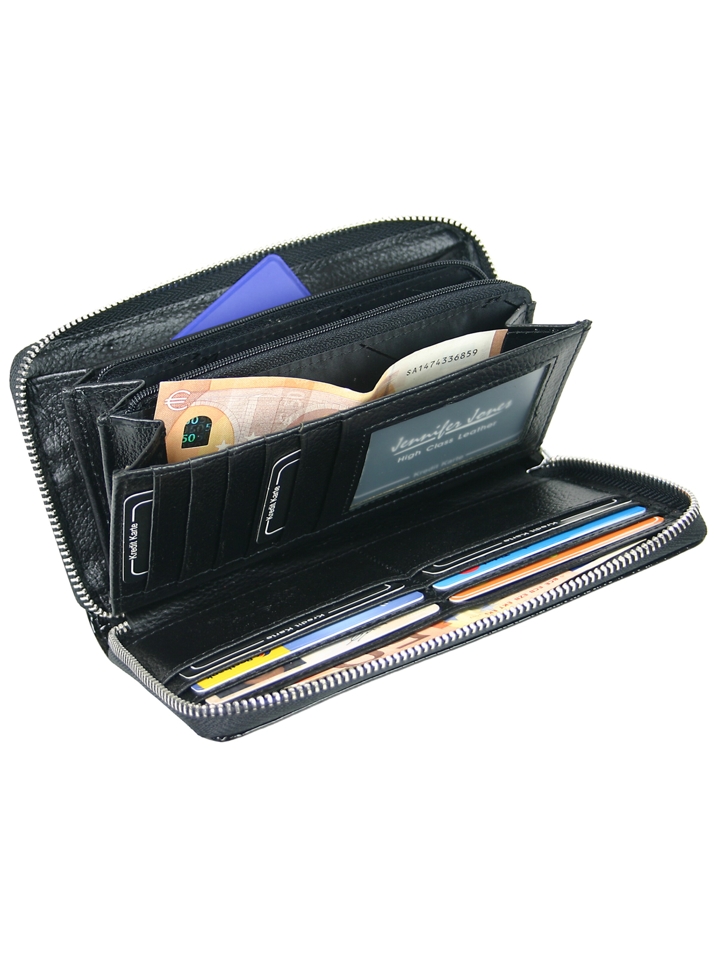 Jennifer Jones Wallet in Black