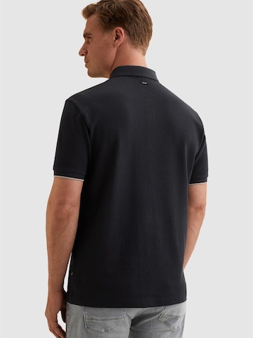Maglietta 'Polo shirt in pique with texture' di VANGUARD in nero