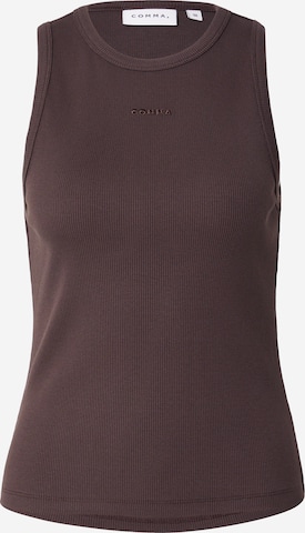 COMMA Topp i brun: framsida