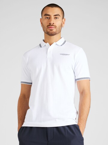 T-Shirt 'AMR TIP' Hackett London en blanc : devant