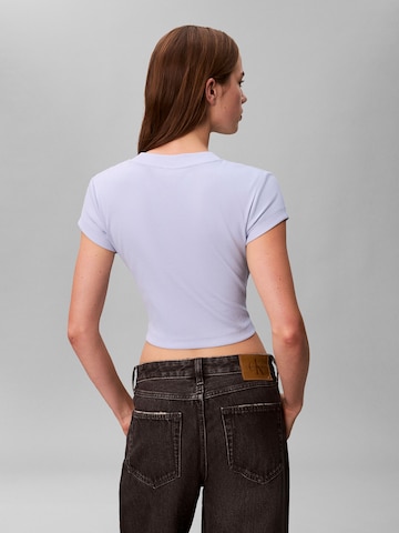 Calvin Klein Jeans Tričko – fialová