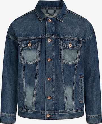 Redefined Rebel Between-Season Jacket 'Ashton' in Blue: front