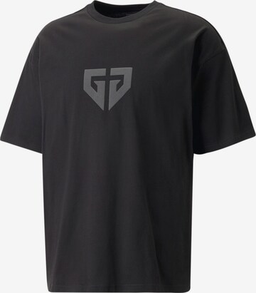 PUMA Λειτουργικό μπλουζάκι 'Gen.G' σε μαύρο: μπροστά