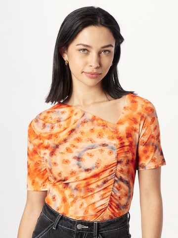 oranžinė Warehouse Marškinėliai: priekis