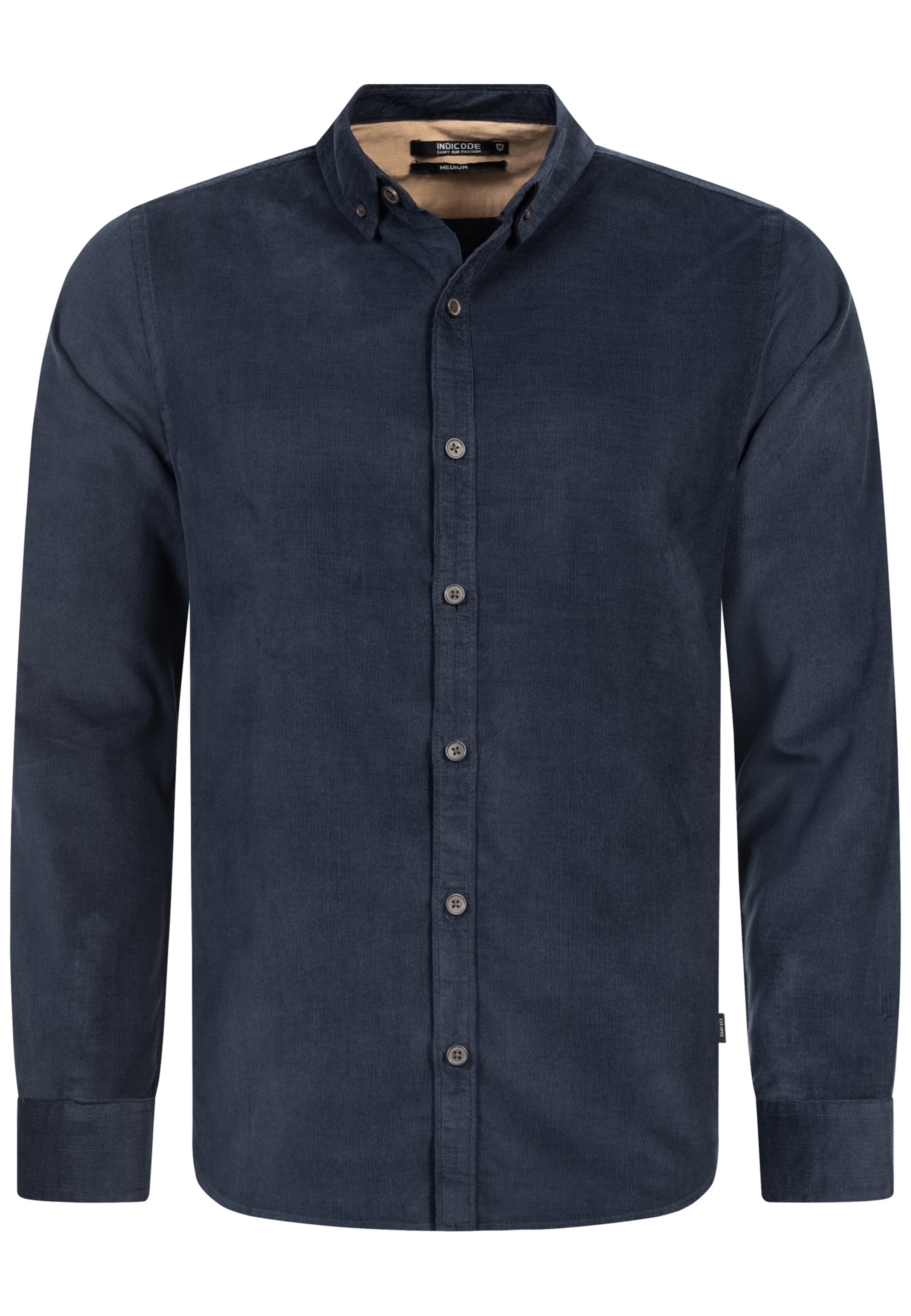 INDICODE JEANS Hemd 'Ryan' in Blau: Vorderseite