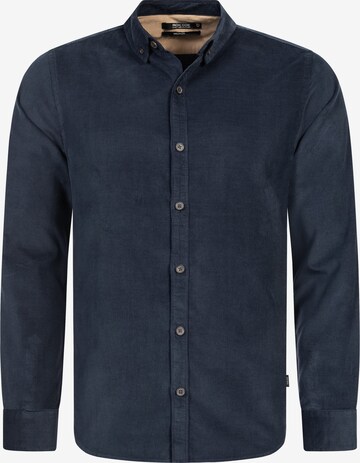 INDICODE JEANS Button Up Shirt 'Ryan' in Blue: front