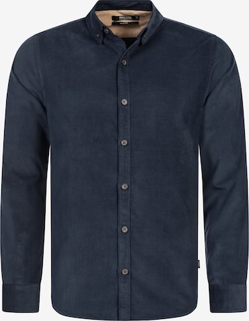 INDICODE JEANS Regular fit Overhemd 'Ryan' in Blauw: voorkant